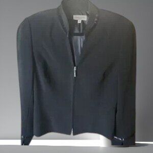 Pierre Cardin Black Women's Jacket Zip Front